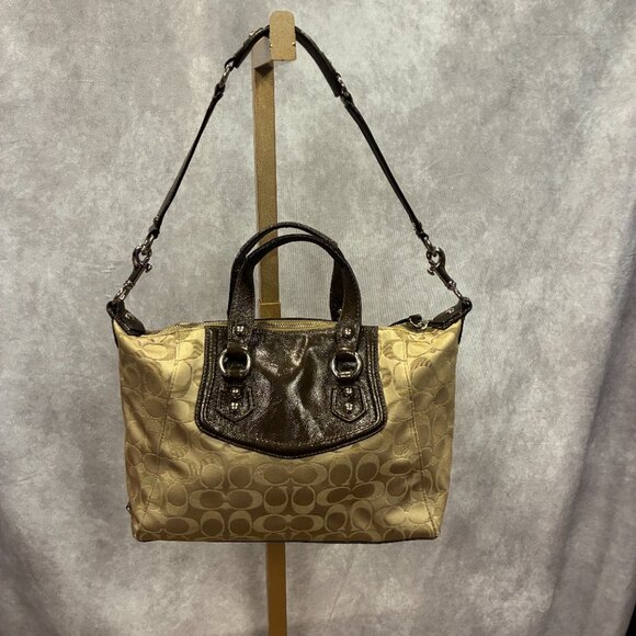 Coach Ashley Signature Satchel - Picture 8 of 13